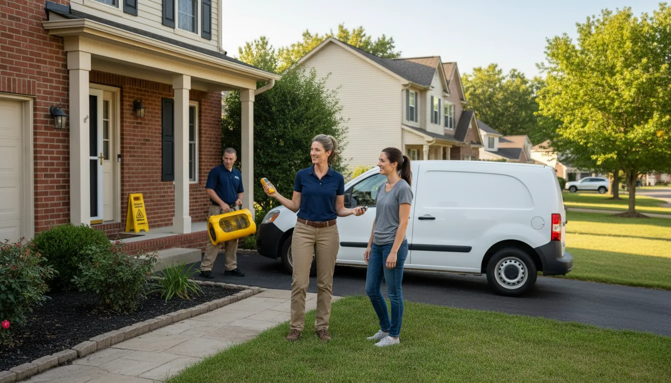 Water restoration image for Emergency Water Damage Restoration in Bradner, OH